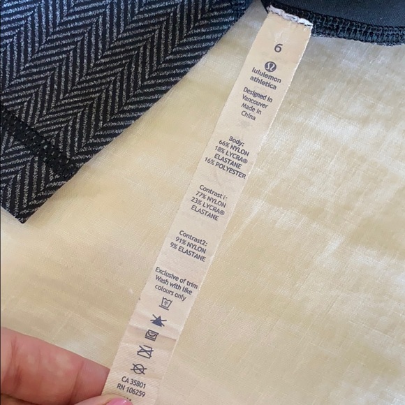 Lululemon Herringbone Crop Leggings - Picture 4 of 4